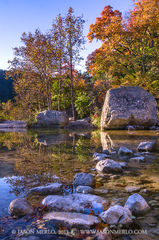 2013111306, Maples, sycamores, and boulders in the Sabinal River