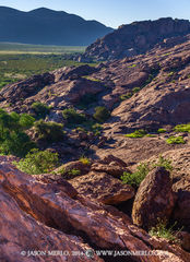 2014083002, Morning light on the Hueco Mountains