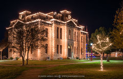 2015120803, Old Blanco County courthouse at Christmas