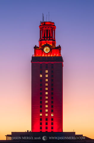 2016032804, Tower with #1 at sunrise