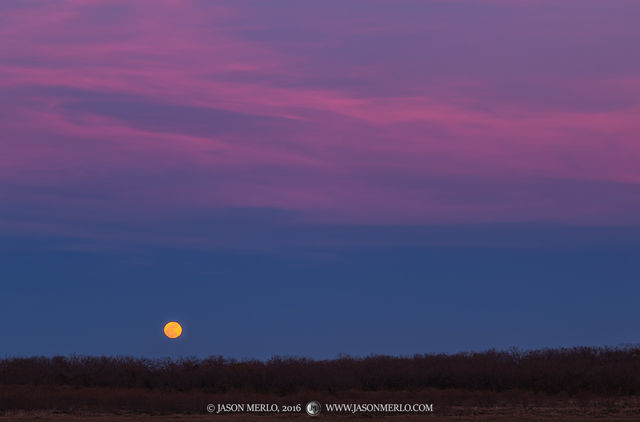 2016012301, Winter moon rising