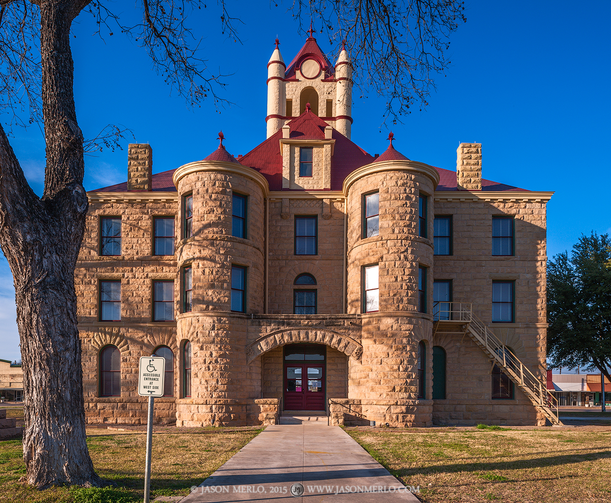 The McCulloch County courthouse in Brady, Texas.