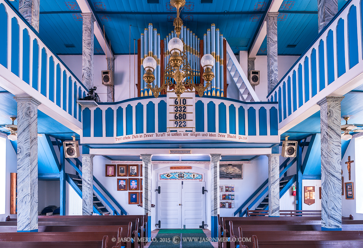 St. Paul Lutheran Church in Serbin, one of the Painted Churches of Texas.