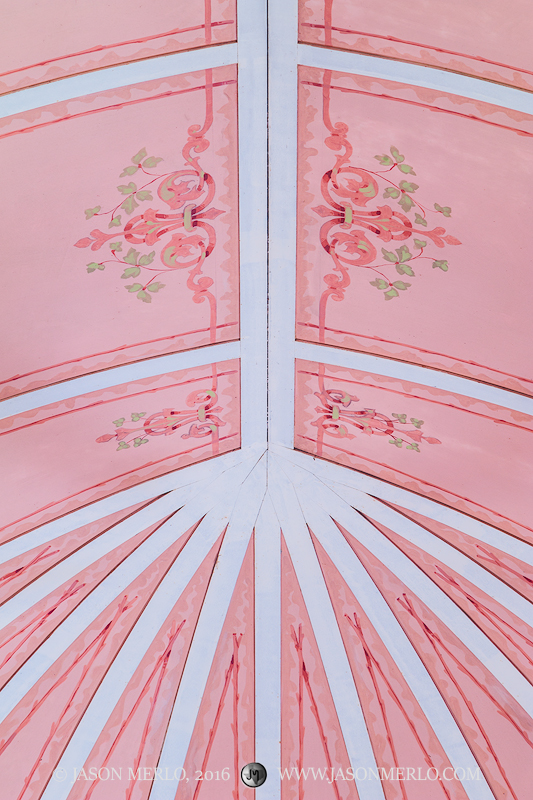 The apse at St. John the Baptist Catholic Church in Ammansville, one of the Painted Churches of Texas.