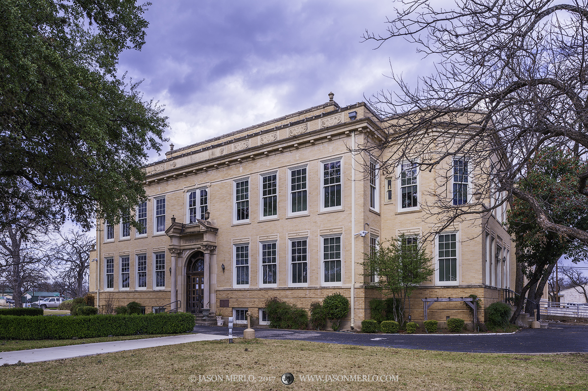 The Kerr County courthouse in Kerrville, Texas.