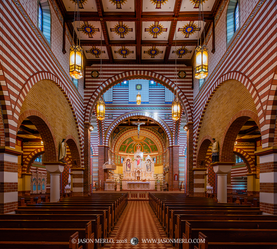 St. Peter's Catholic Church in Lindsay, one of the Painted Churches of Texas.